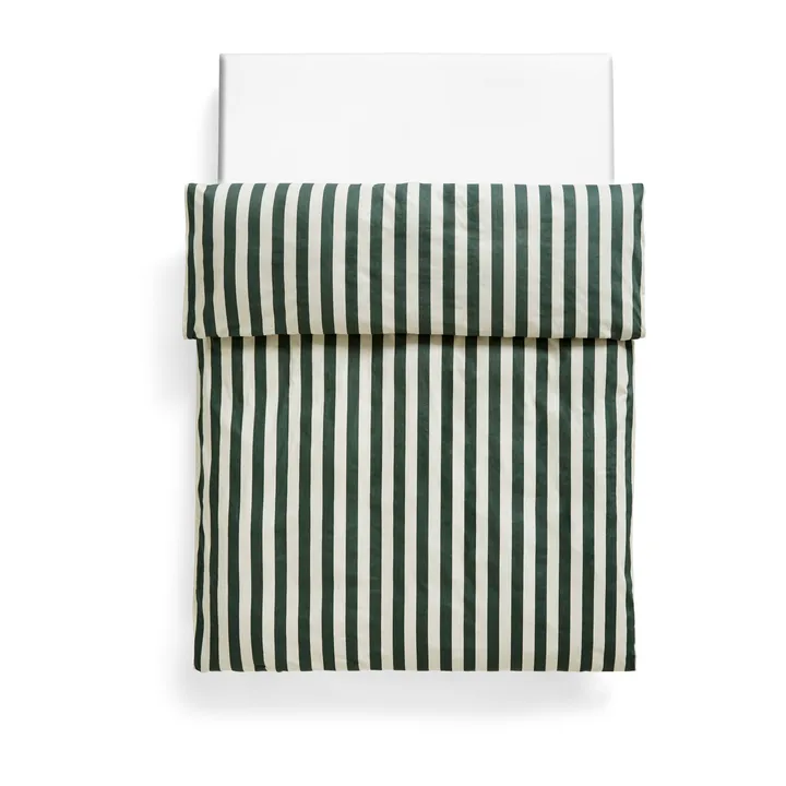 Été påslakan 150x210 cm - Dark green - HAY
