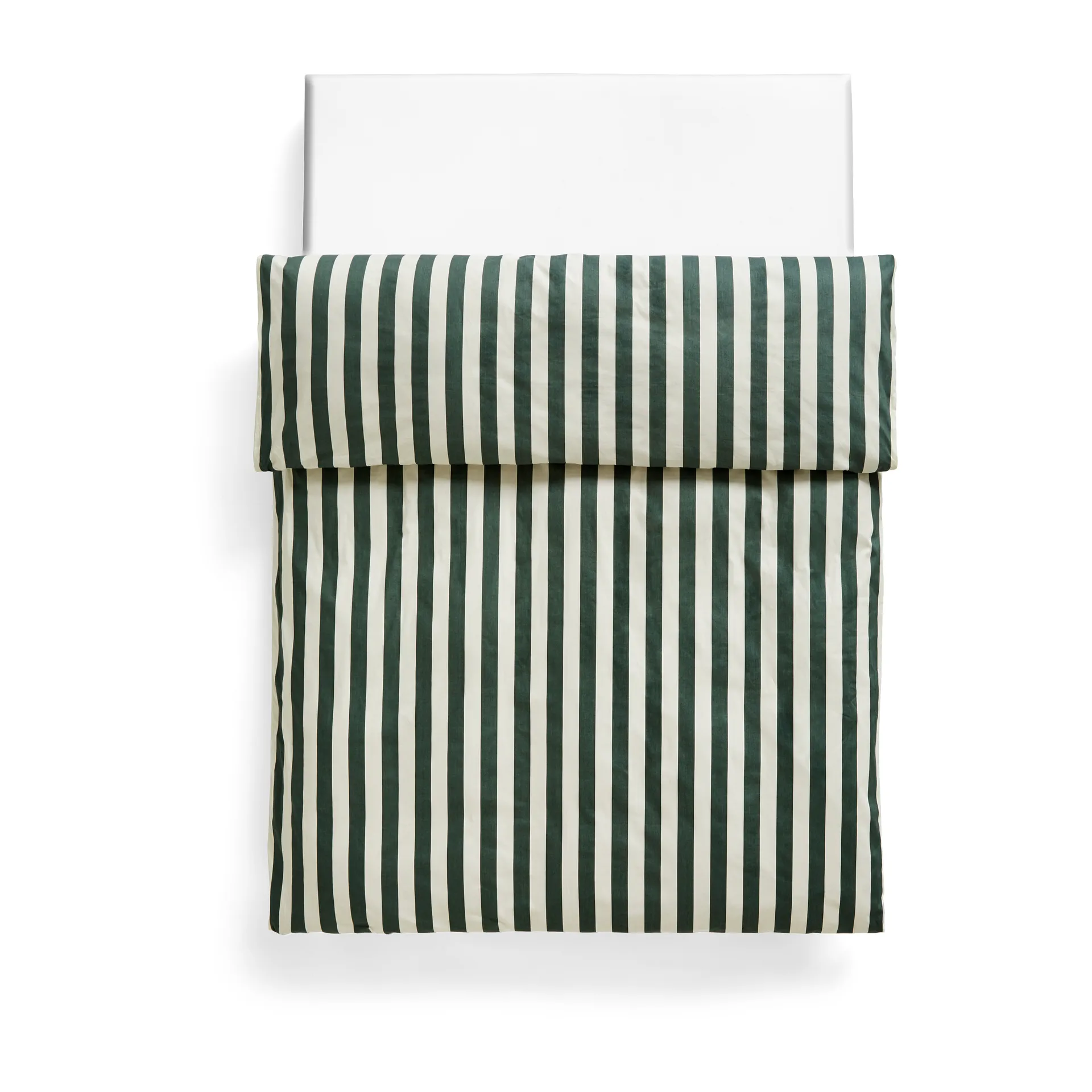 Été påslakan 220x220 cm, Dark green HAY
