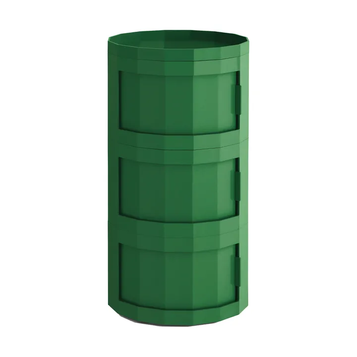 Facet Cabinet 30 sidobord - Spinach green - HAY