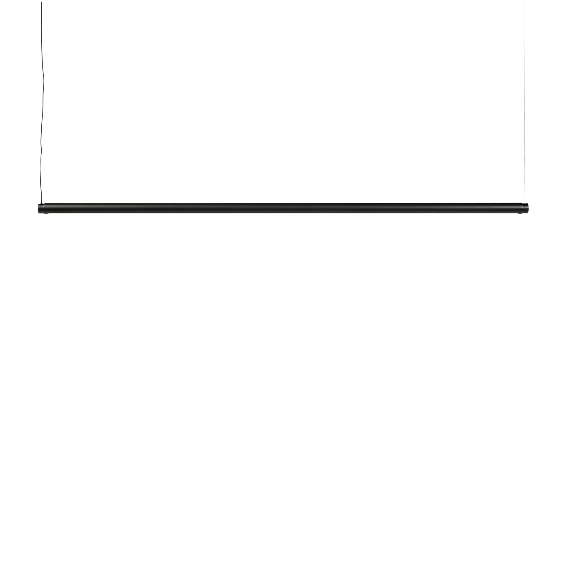Factor Linear Suspension taklampa 1500 Diffused, Soft black HAY