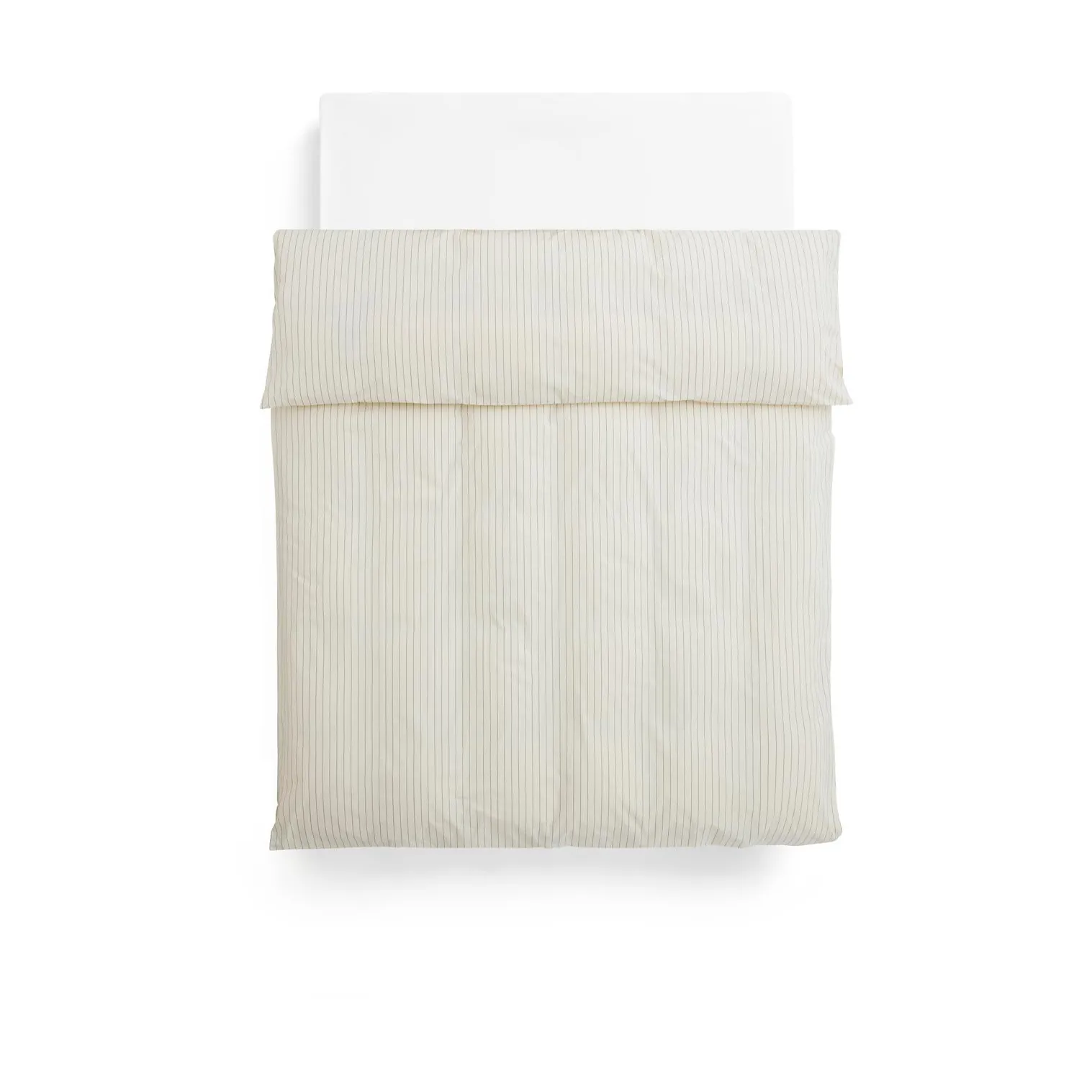 Fineline påslakan 150x210 cm, Ivory HAY