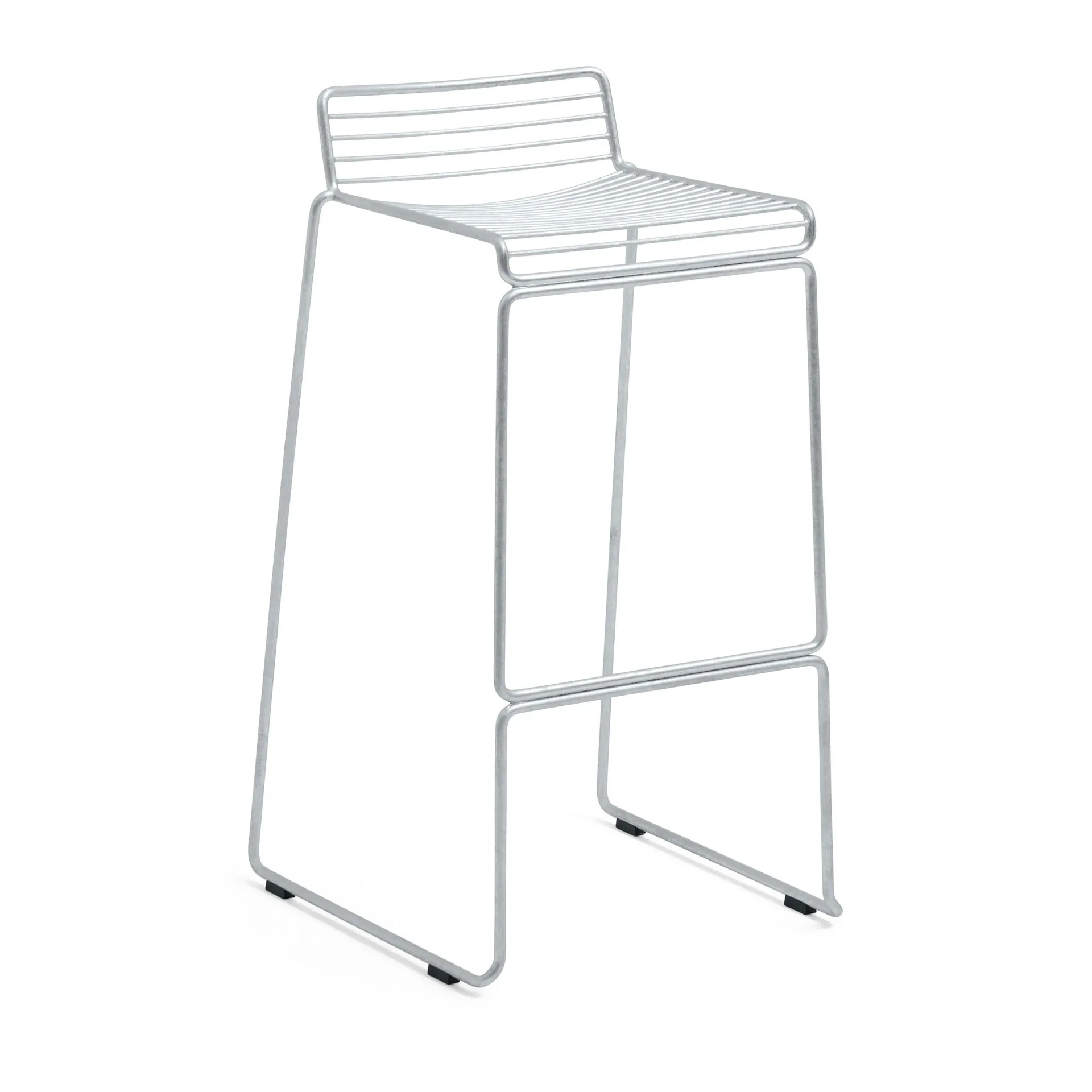 Hee High barstol 75 cm, Galvanized HAY