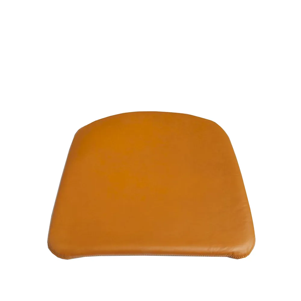 J42 stolsdyna, Läder sense cognac HAY