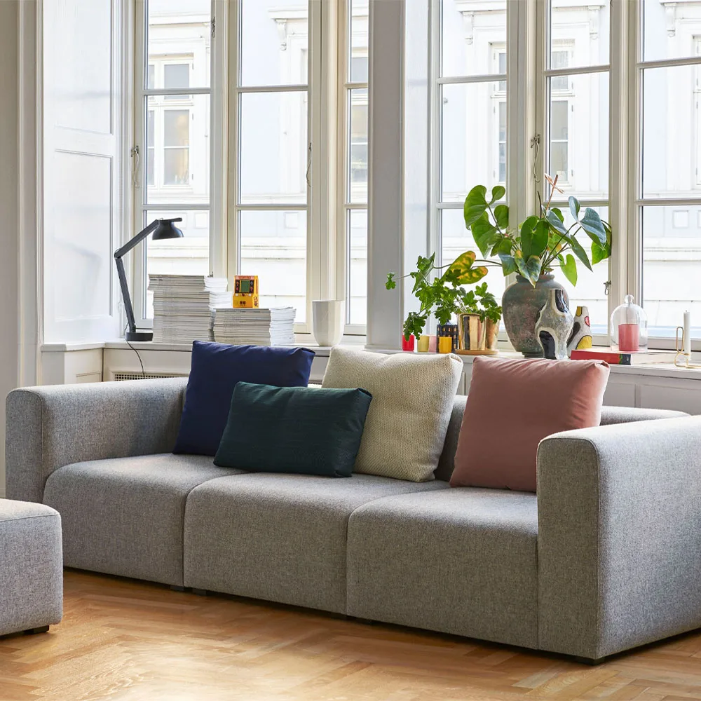 Mags 2,5-sits soffa, tyg Hallingdal 116 grå HAY