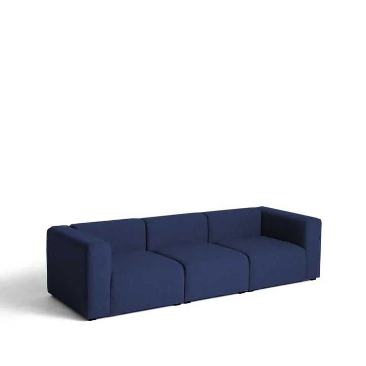 Mags 3-sits soffa - tyg Hallingdal 65 764 blue - HAY