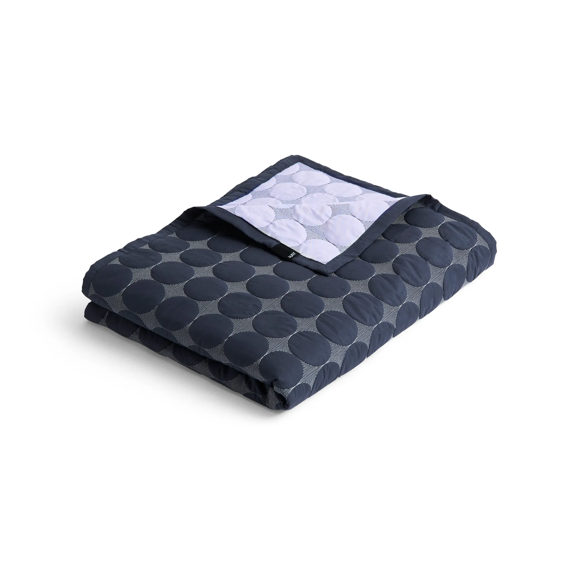 Mega Dot överkast organic 235x245 cm, Midnight blue HAY