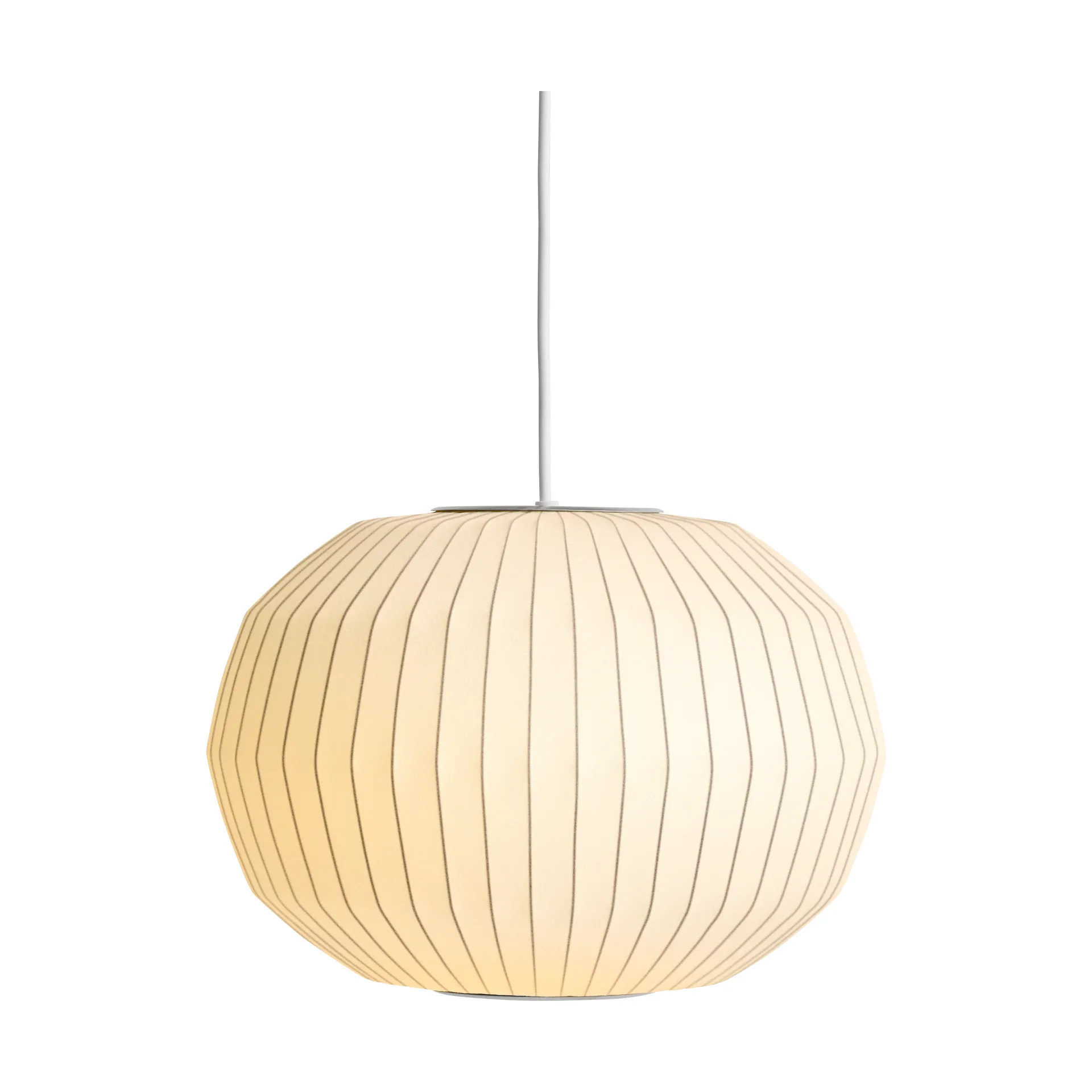 Nelson Bubble Angled sphere pendel S, Off white HAY