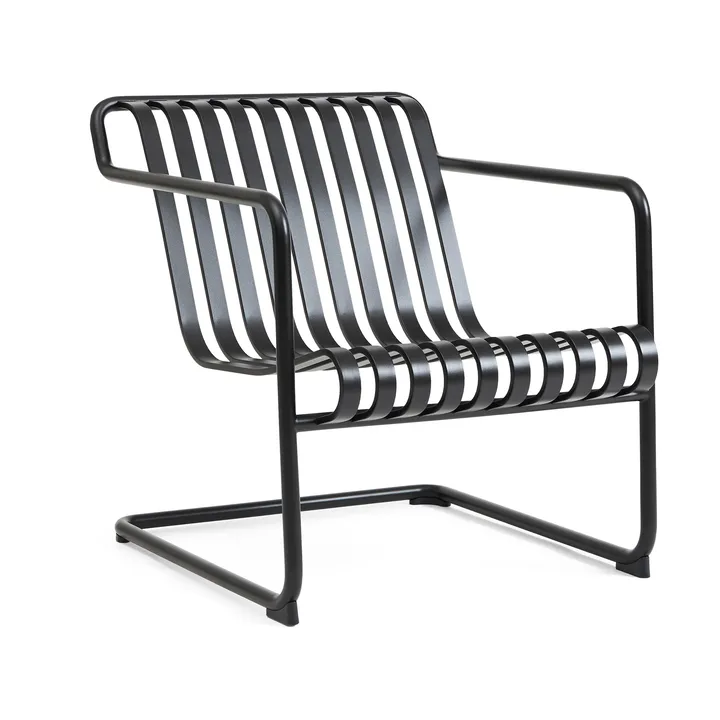 Palissade Cantilever Low loungefåtölj - Anthracite - HAY