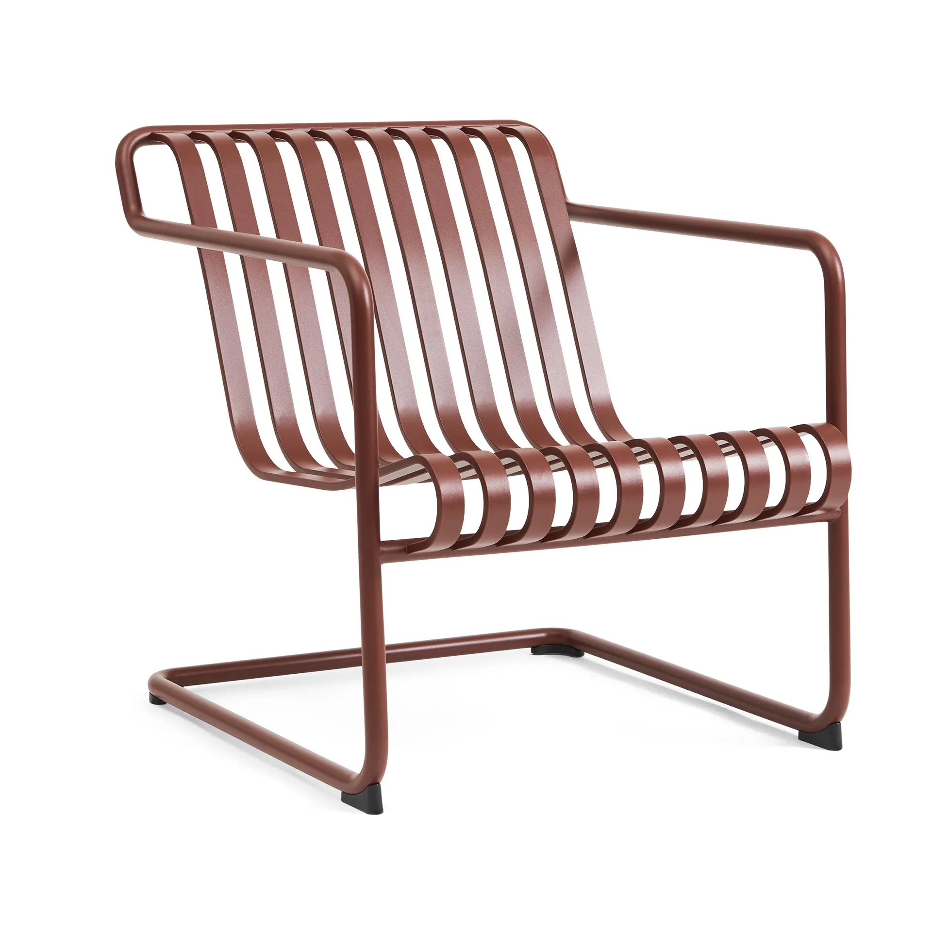 Palissade Cantilever Low loungefåtölj, Iron red HAY