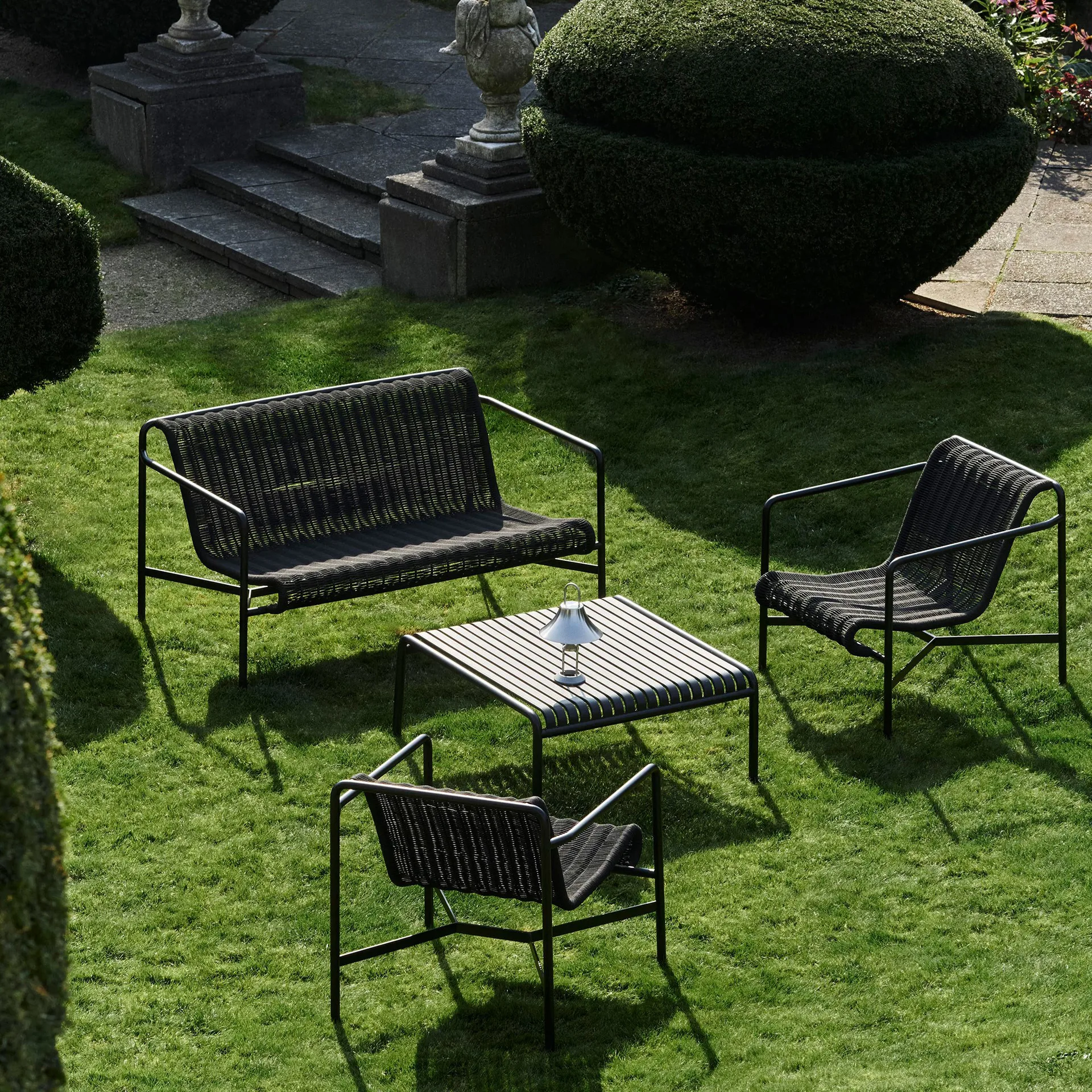 Palissade Cord loungesoffa, Anthracite HAY