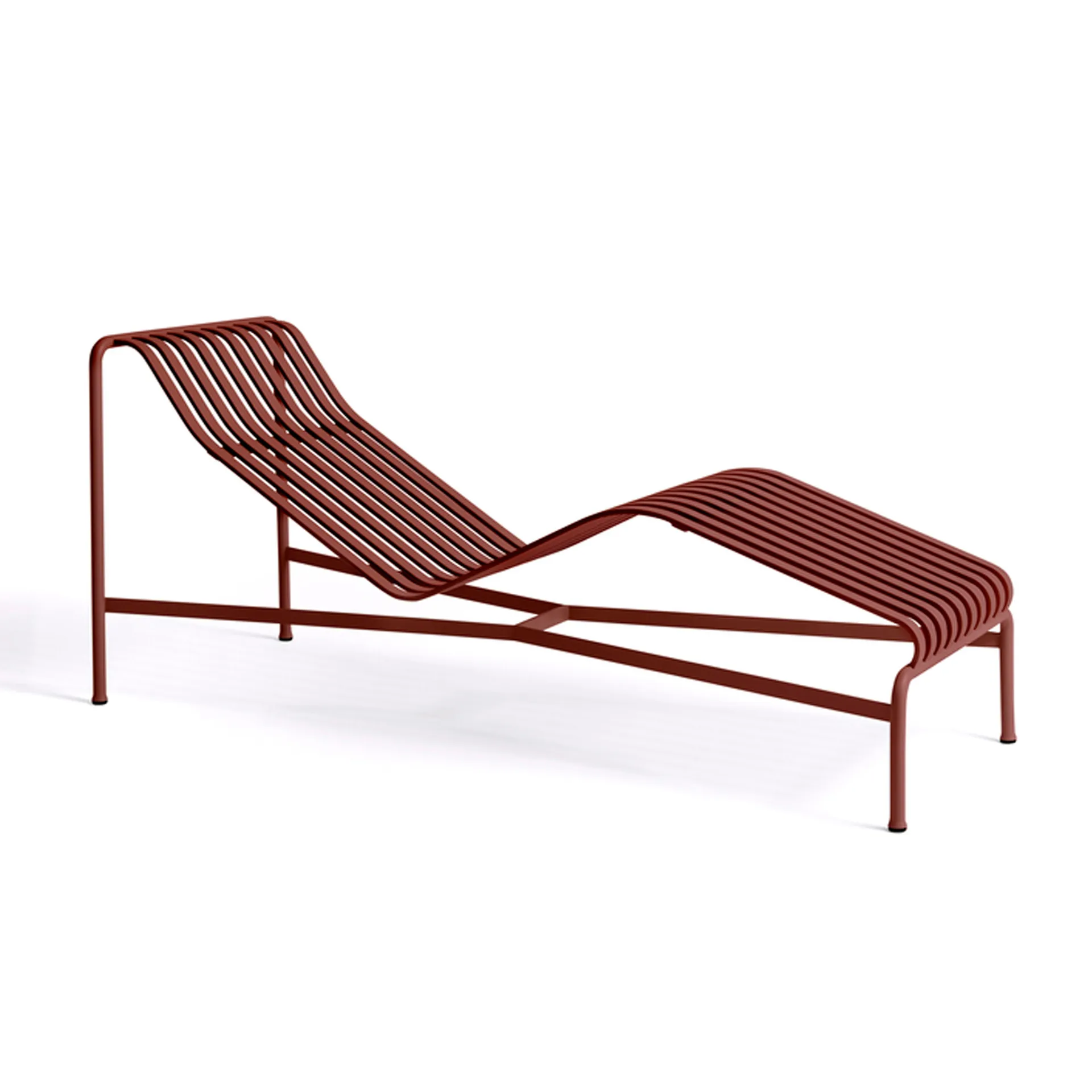 Palissade schäslong, Iron red HAY