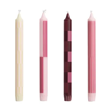 Pattern ljus mix 4-pack - Pink-bordeaux - HAY