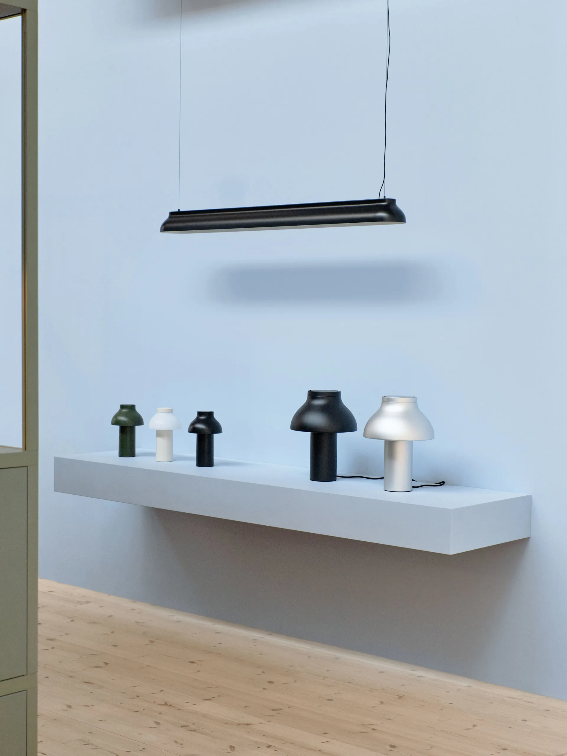PC Linear pendel, Soft black HAY