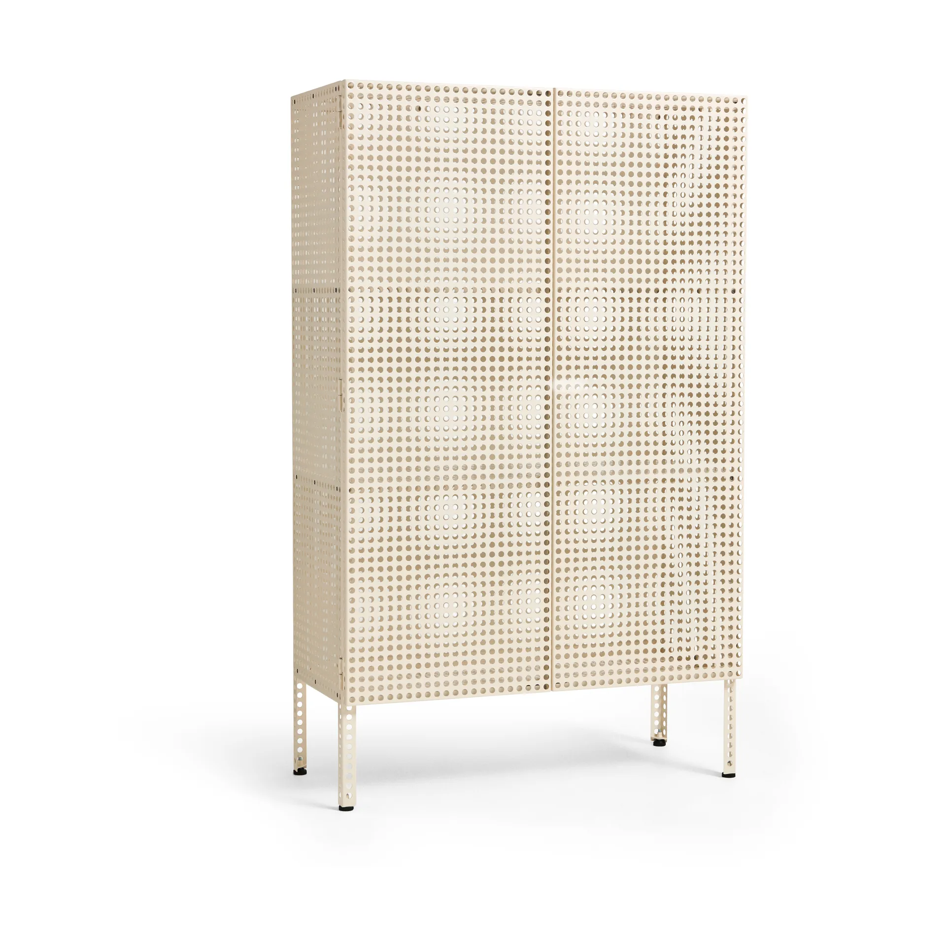 Perforated Cabinet skåp large, Eggshell HAY