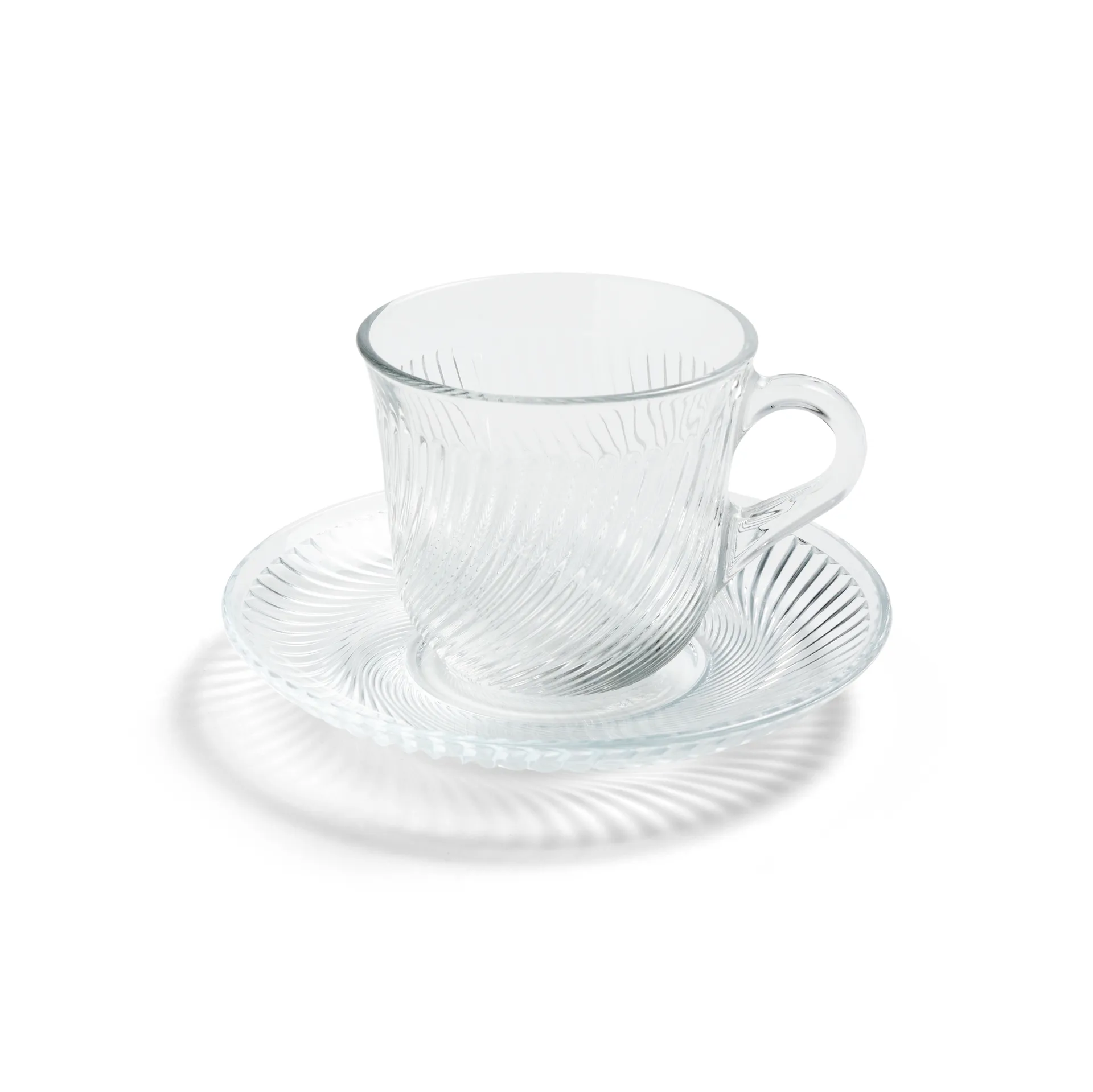 Pirouette kopp med fat 15 cl, Klar HAY