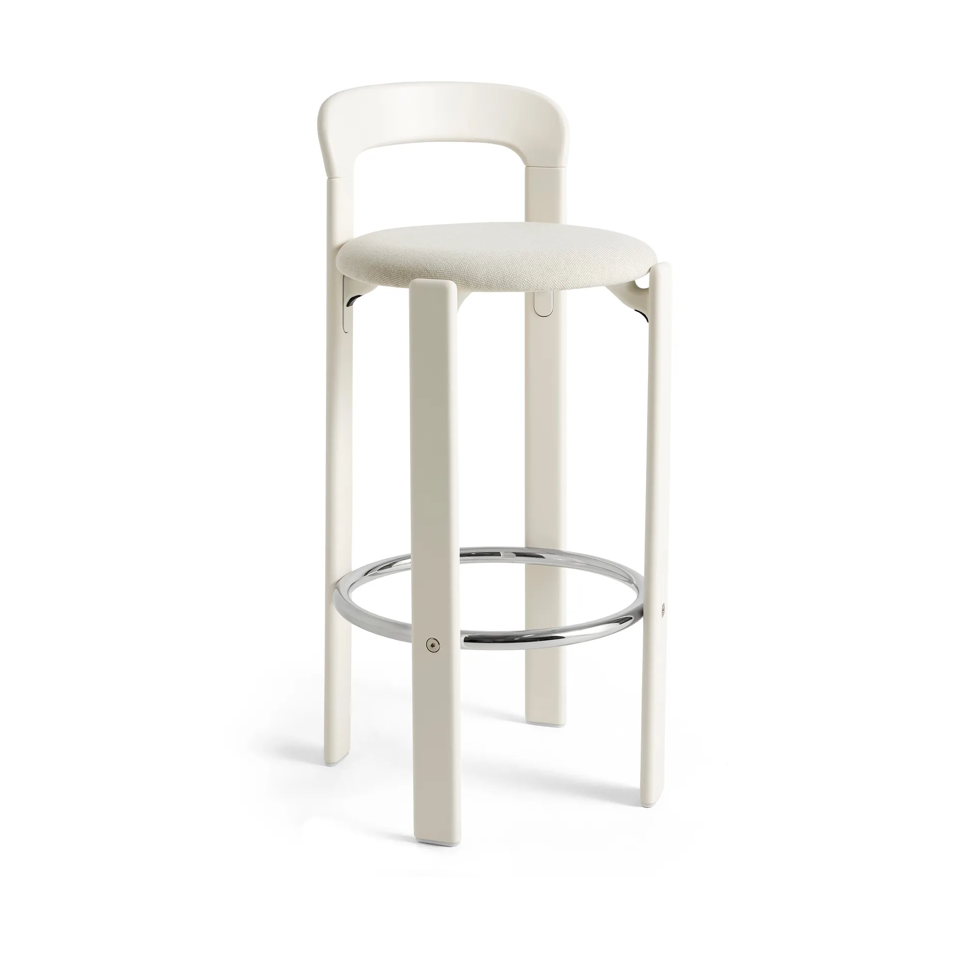 Rey klädd barstol 75 cm, Mode 011-cream white HAY