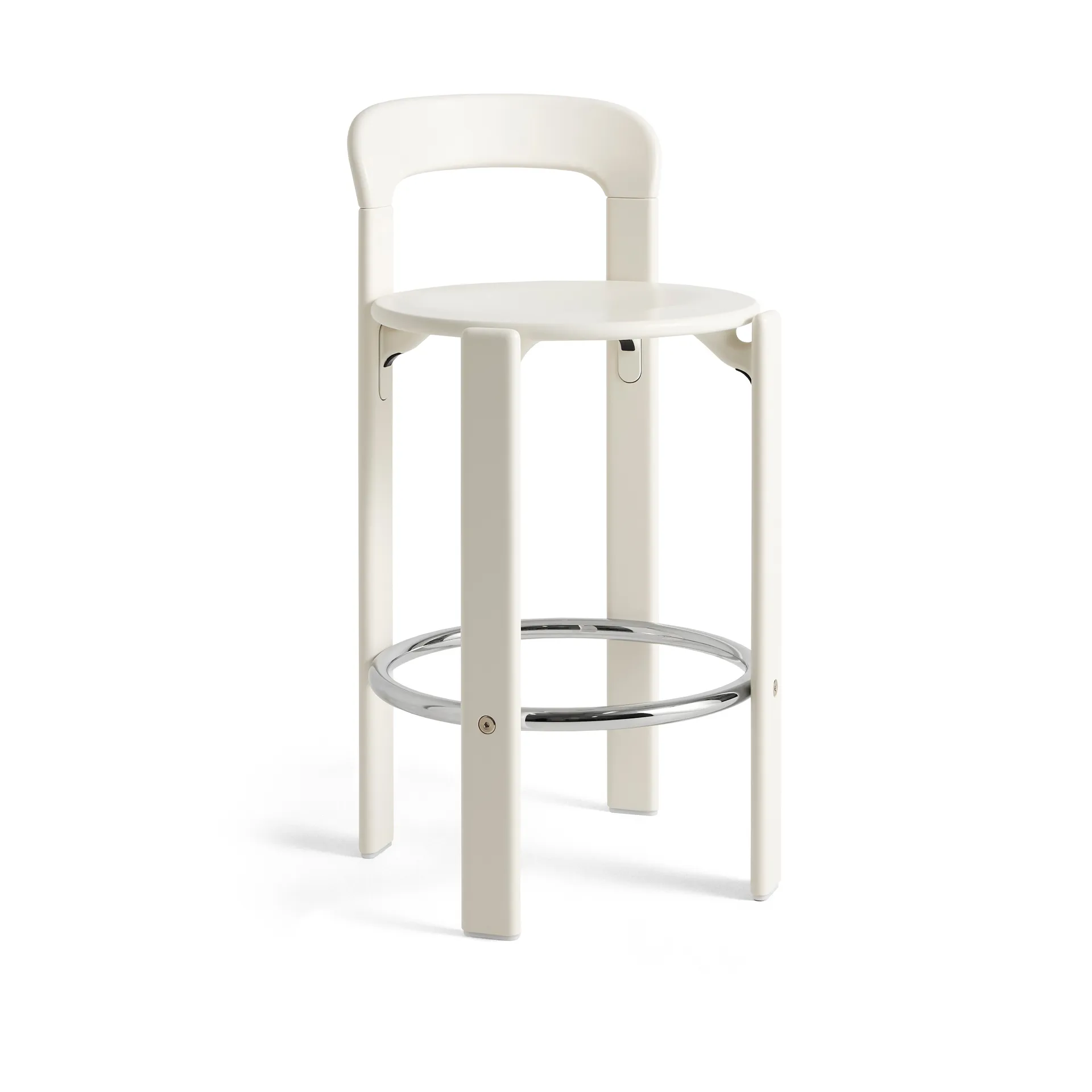 Rey Low barstol lackad 65 cm, Cream white HAY