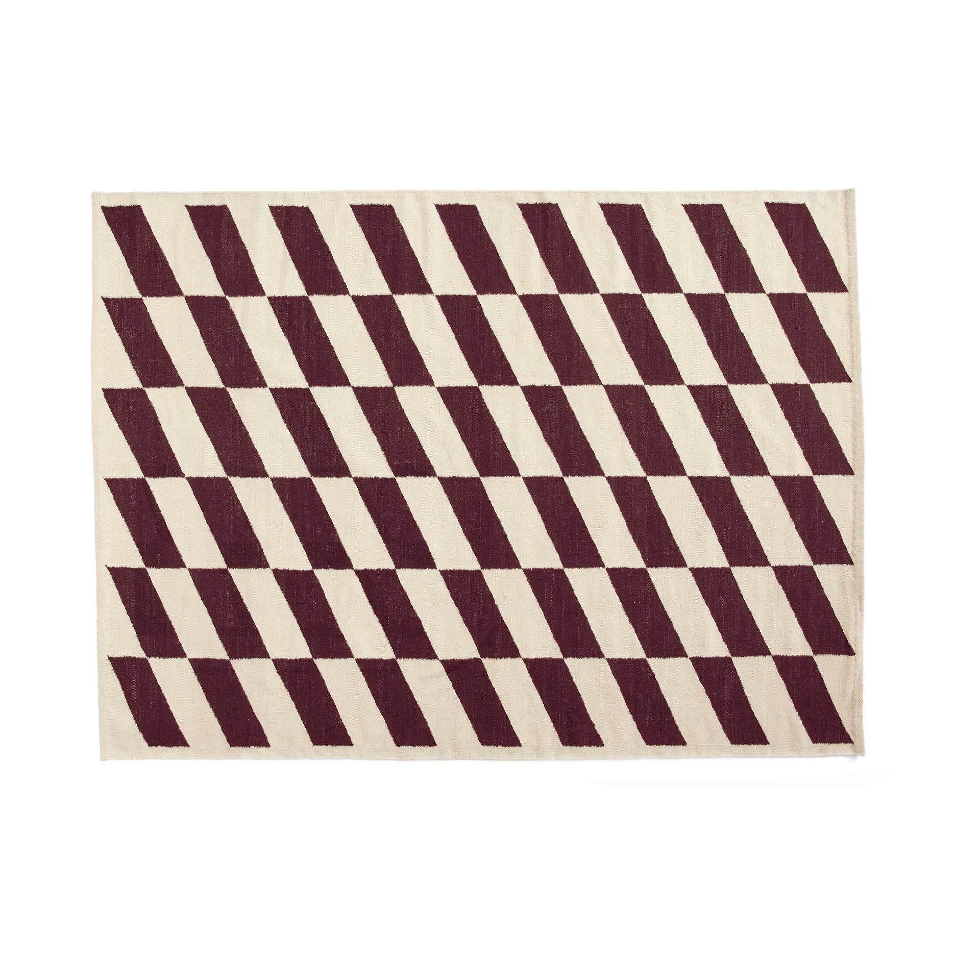 Shift Kelim matta 170x240 cm, Burgundy HAY