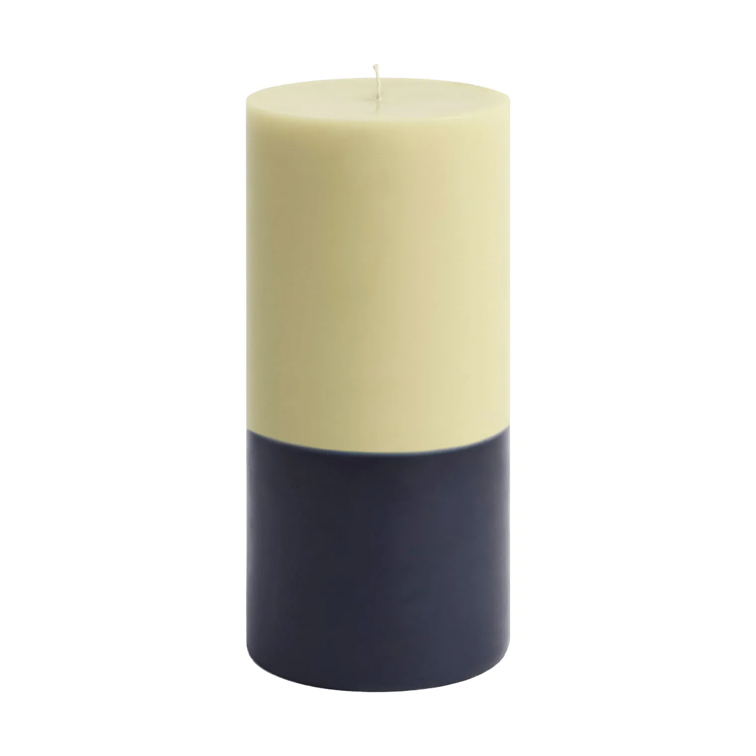 Silo Candle blockljus, Lime white-midnight blue, Ø9,5x20 cm HAY