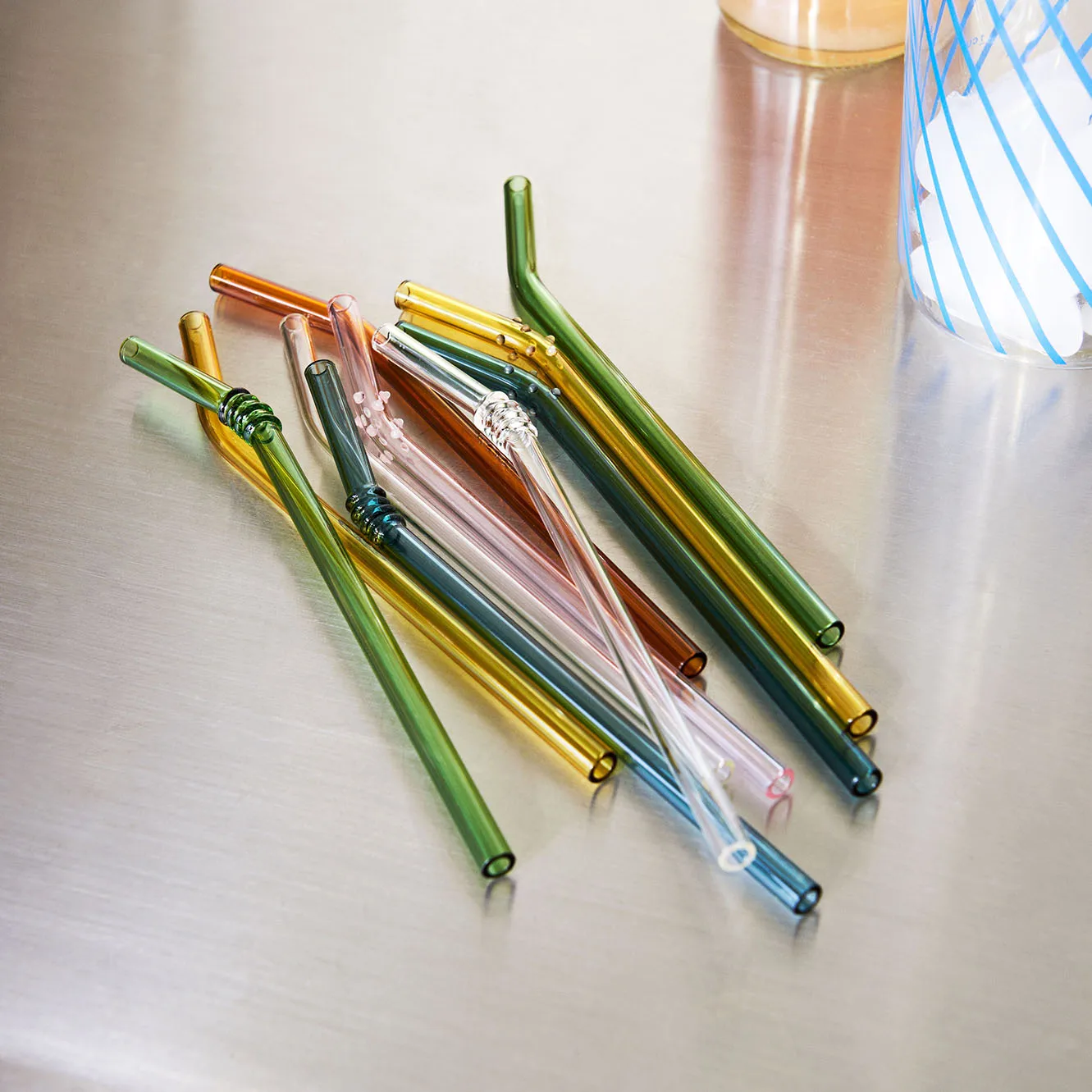 Sip Swirl sugrör 6-pack, Multi HAY