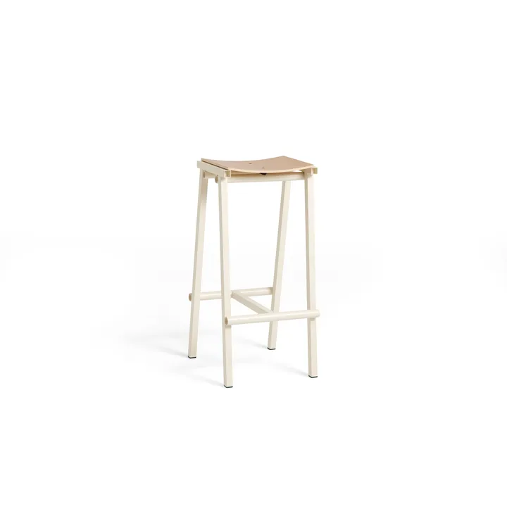 Taburete 8 high barstol 75 cm - Eggshell (vit) - HAY