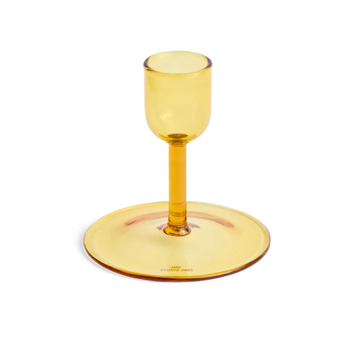 Tiny ljusstake straight - Yellow - HAY