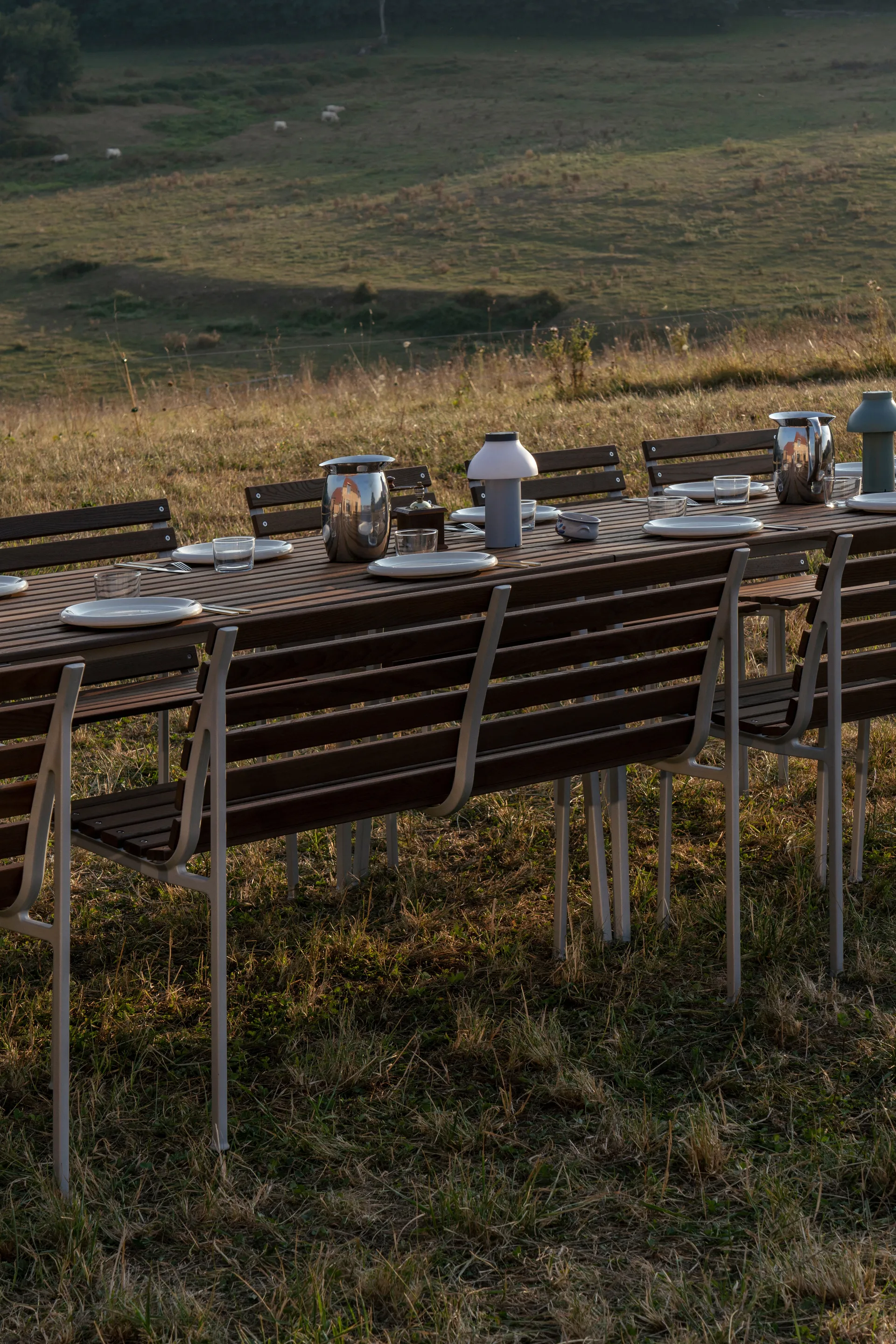 Traverse Dining bänk, Oljad ask HAY