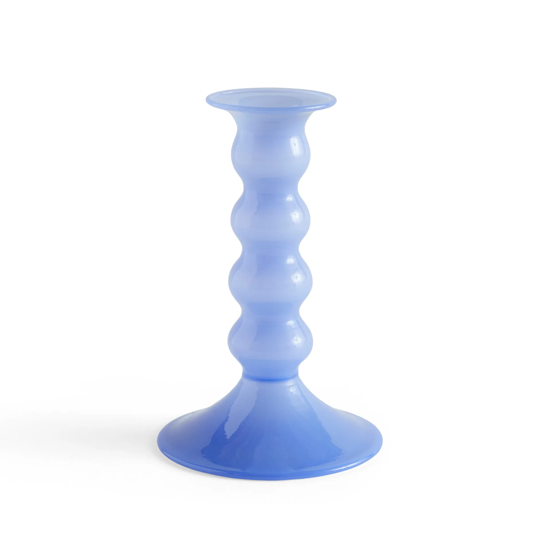 Wavy ljusstake medium 14 cm, Jade light blue HAY