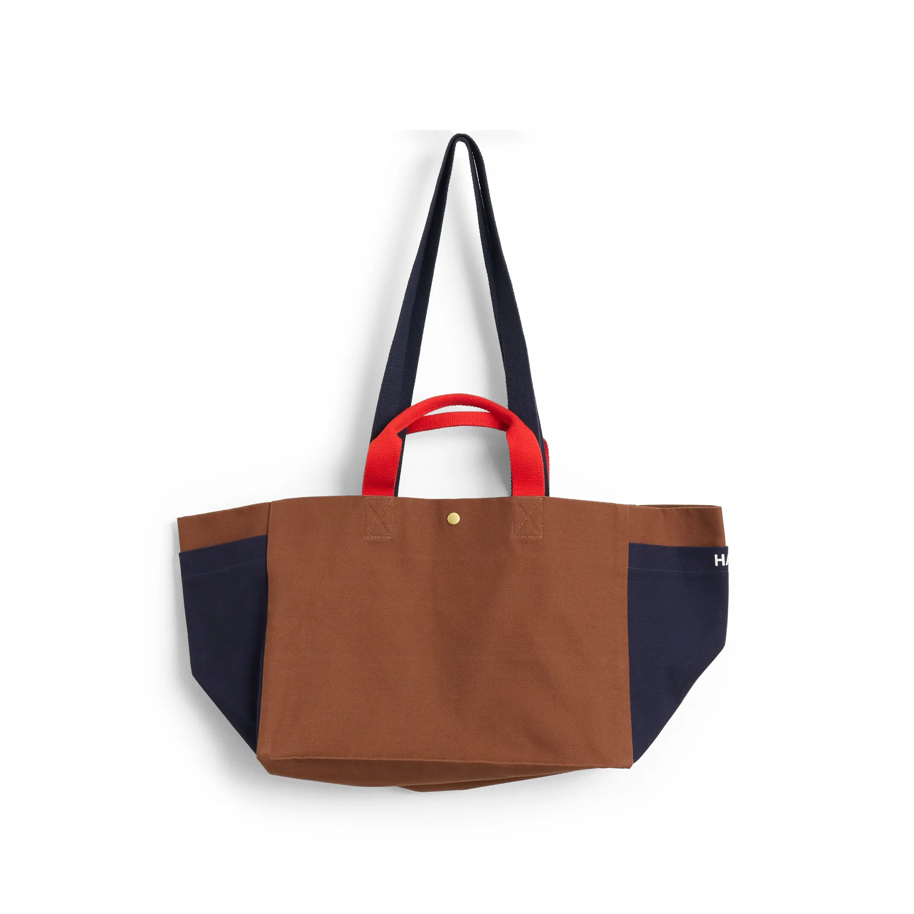 Weekend Bag Organic väska S, Brown multi HAY
