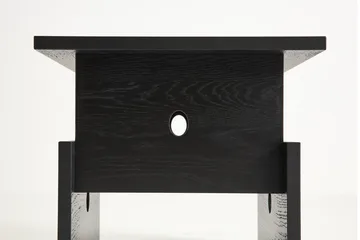 Wood Box soffbord - Svartlackerad ek - HAY