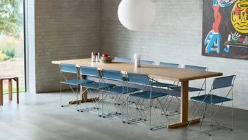 X-Line Indoor stol - Powder blue - HAY