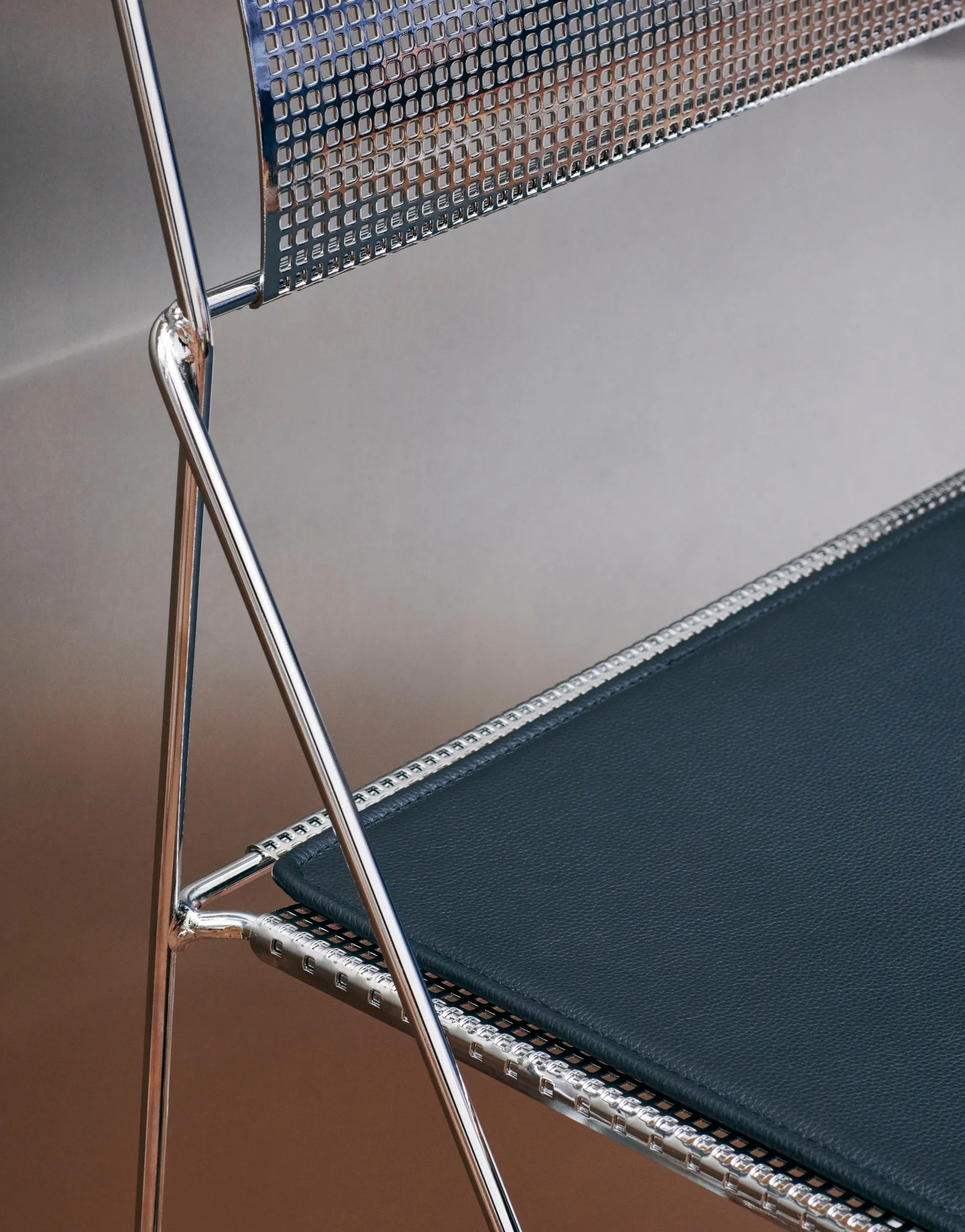 X-Line Indoor stolsdyna, Black leather HAY
