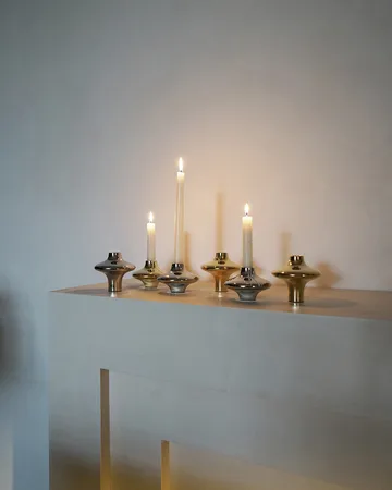 Doublet no. 01 liten ljushållare - Brass - Hein Studio