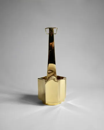 Ikebana vas 30 cm - Mässing - Hein Studio
