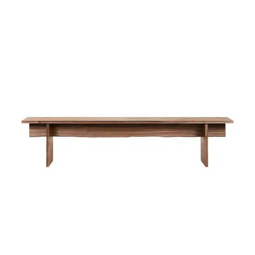 Bookmatch bänk 210 cm - Valnöt - Hem