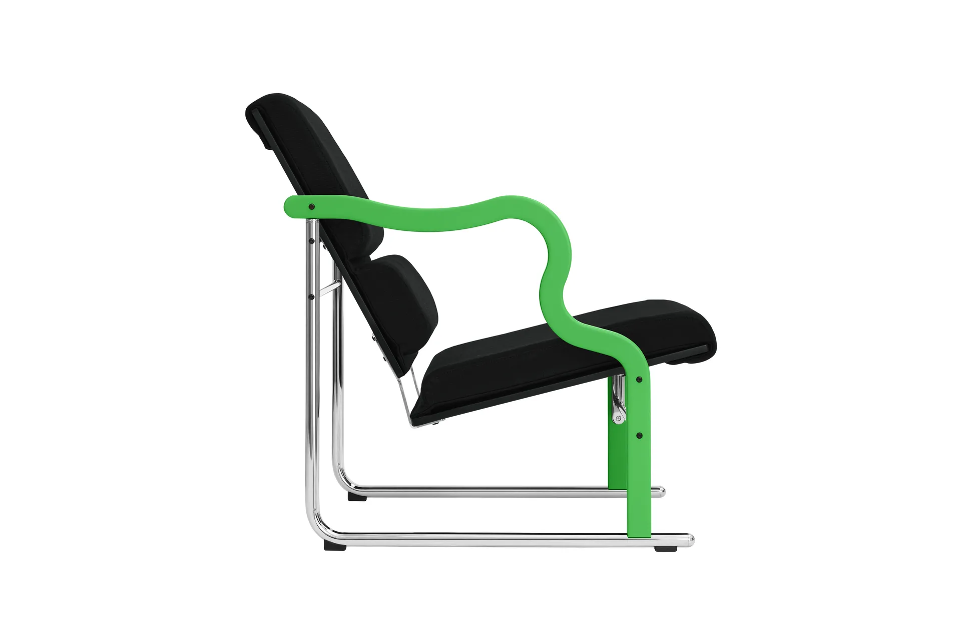 Experiment 501 loungefåtölj, Green-black Hem