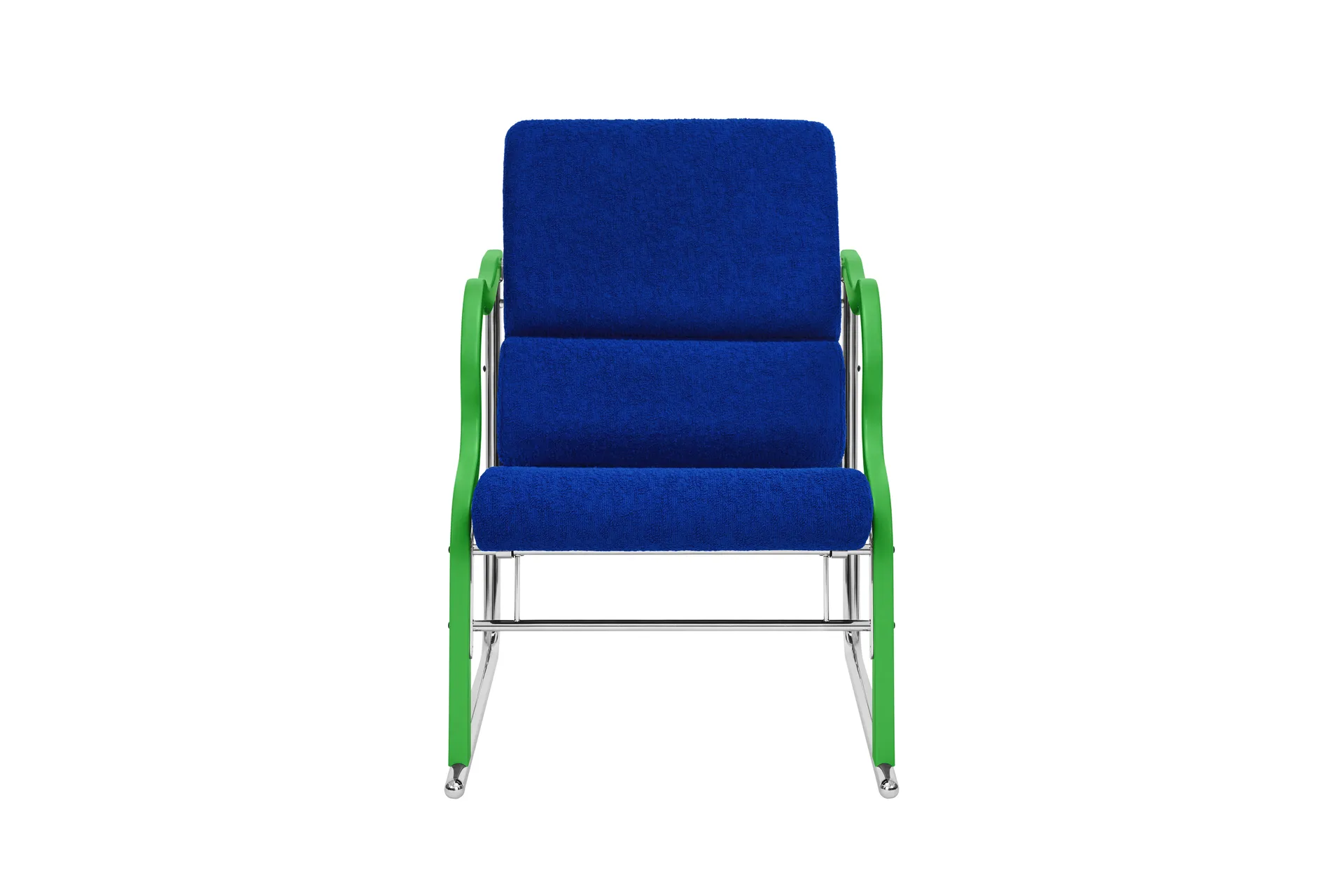 Experiment 501 loungefåtölj, Green-ultramarine Hem