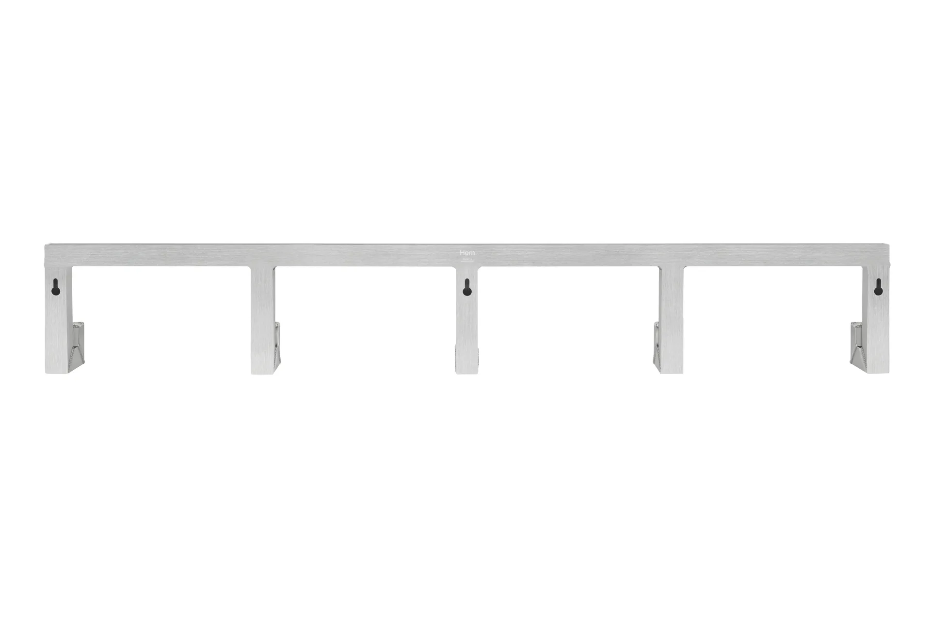 Tig Quintuple krok 115 cm, Borstad aluminium Hem
