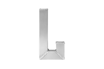 Tig Single krok - Borstad aluminium - Hem