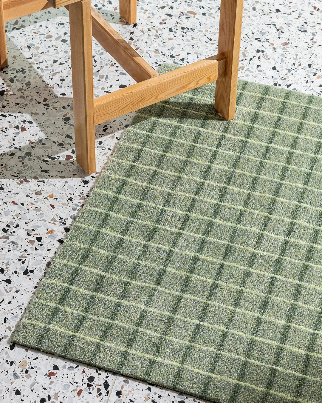 Grid dörrmatta, Matcha Lemon, 60x85 cm Heymat
