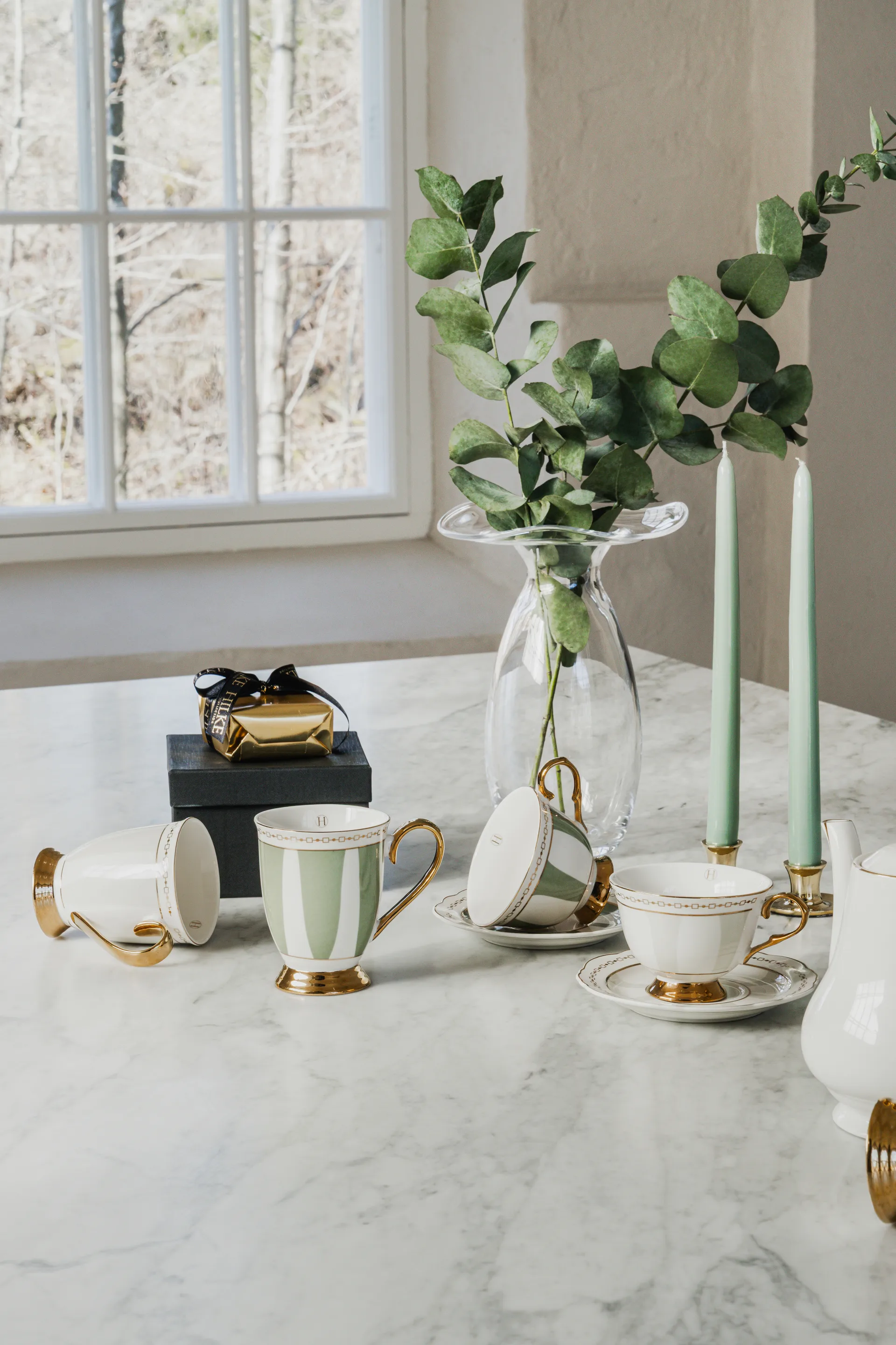 Strisce Salvia mugg, 28 cl Hilke Collection
