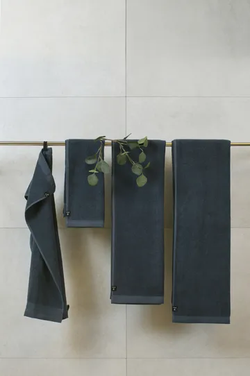 Lina handduk indigo - 30x50 cm - Himla