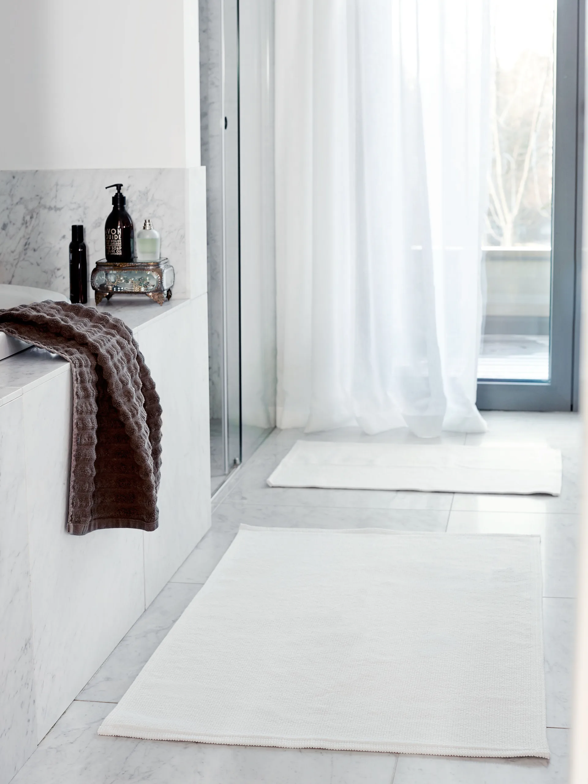 Max badrumsmatta 60x90 cm, White (vit) Himla