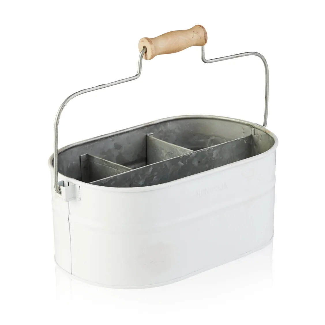 Humdakin System bucket förvaringslåda 30x19 cm, White Humdakin