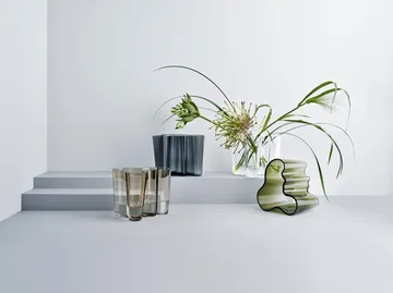 Alvar Aalto vas mossgrön - 160 mm - Iittala
