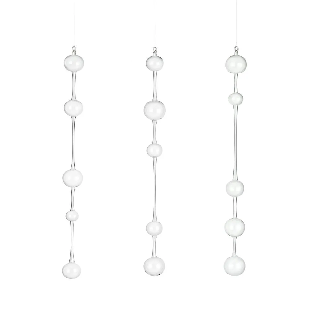 Ateenan Aamu glasdekoration 3-pack, 63 cm Iittala