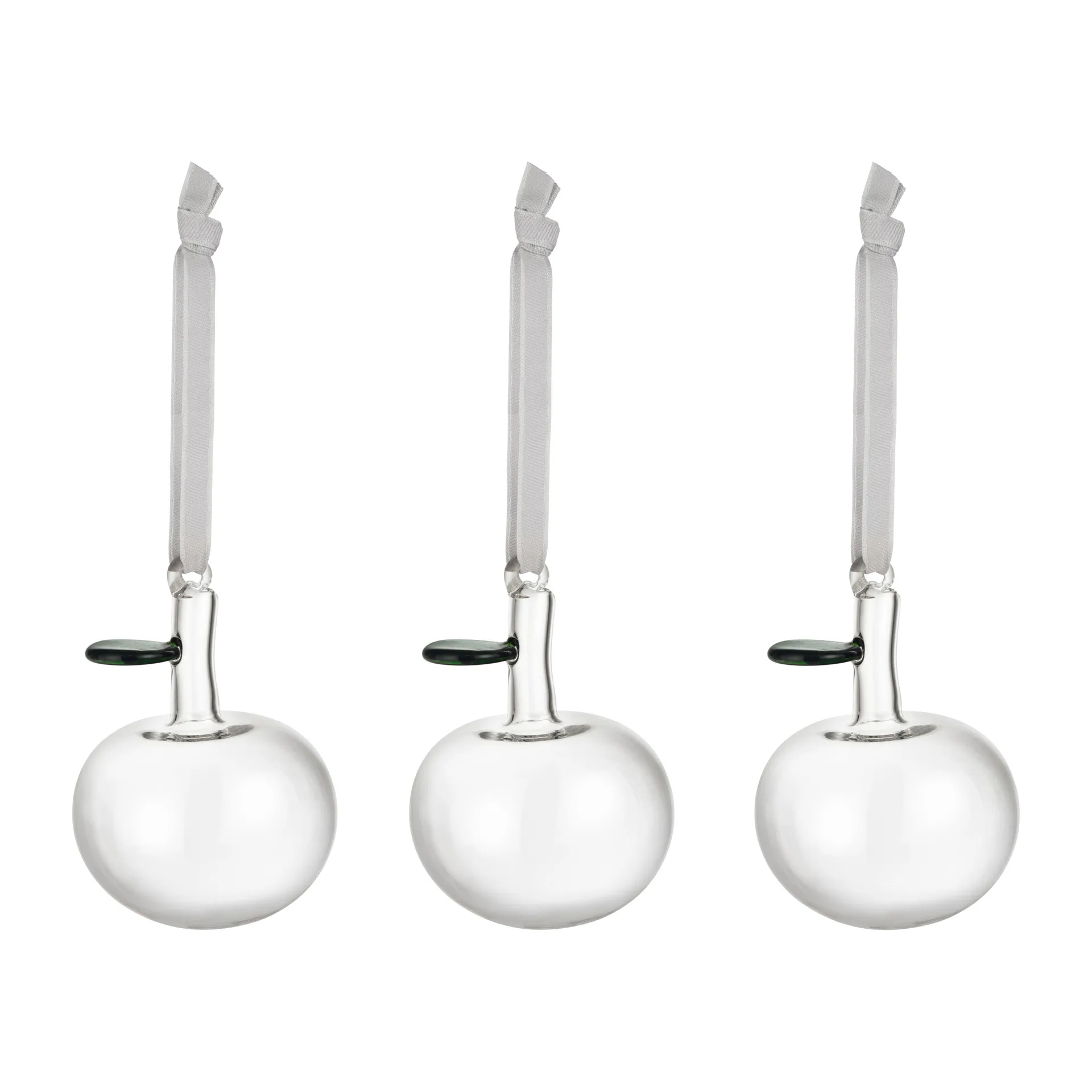 Iittala glasäpple 3-pack, Klar Iittala