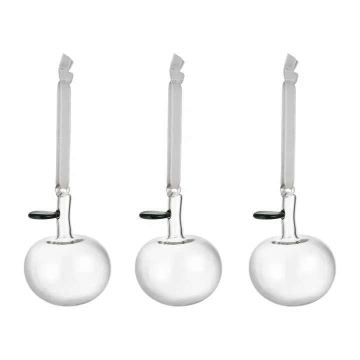 Iittala glasäpple 3-pack - Klar - Iittala