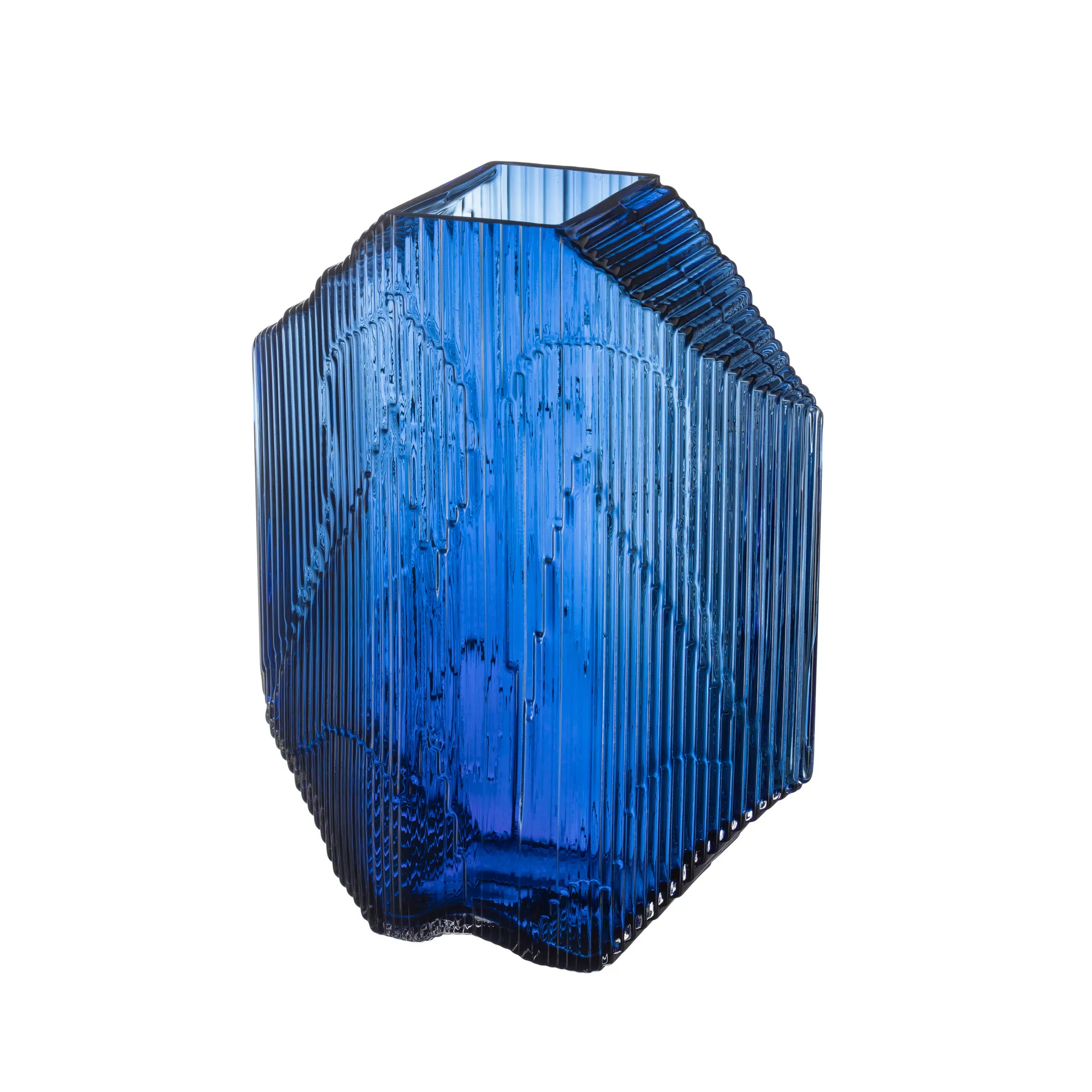 Kartta glasskulptur 33,5 cm, Ultramarinblå Iittala
