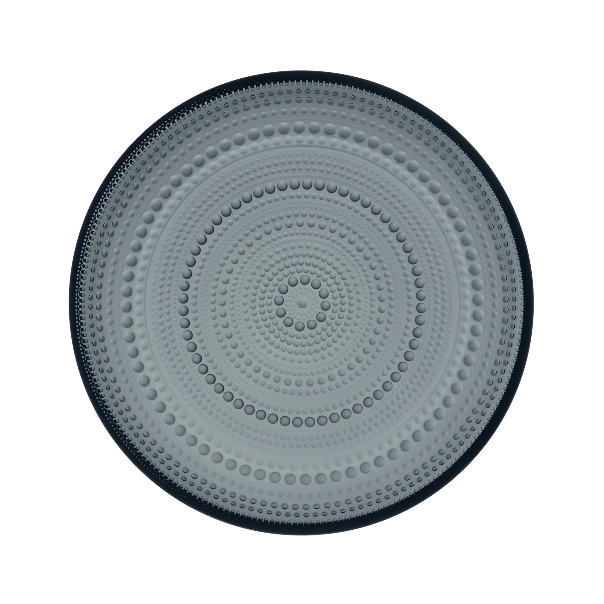 Kastehelmi tallrik liten Ø24,8 cm, Mörkgrå Iittala
